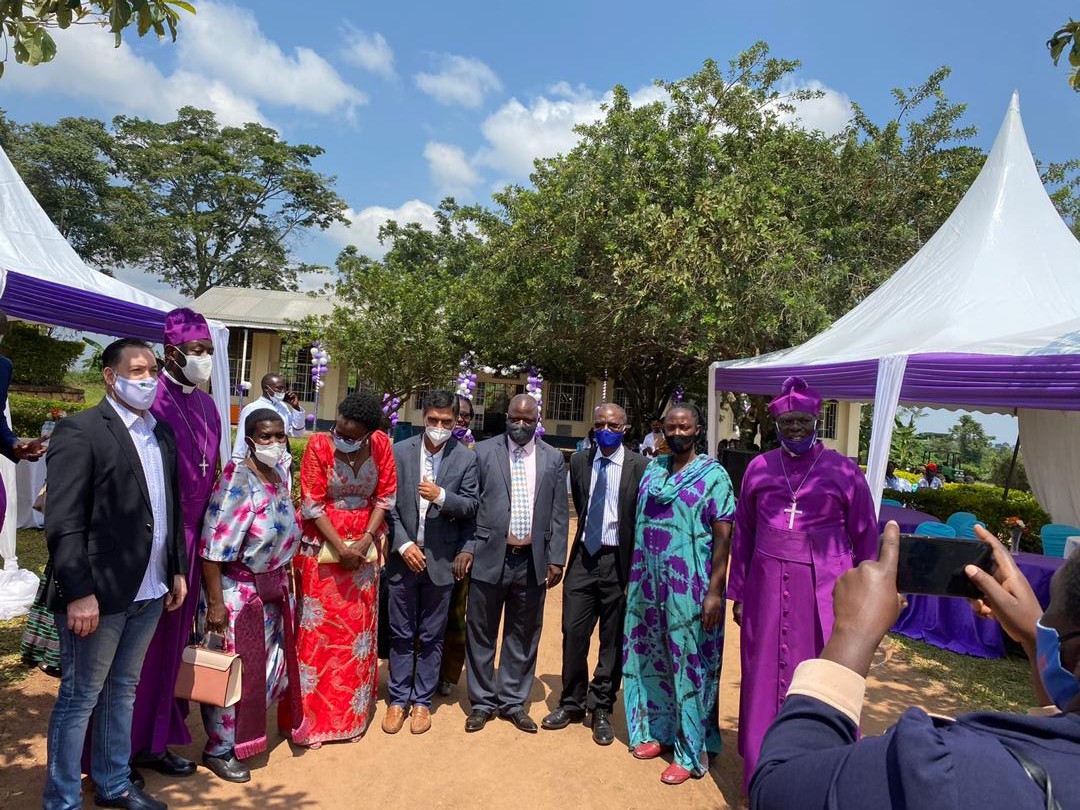 Aceng with Uganda Tailors Association Board Members